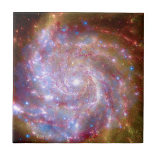 Carreau Messier 101 Spiral Galaxy - Télescope Hubble Photo