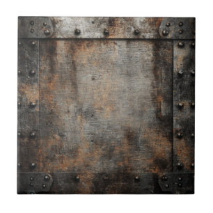 Carreau Métal Industriel Rustique