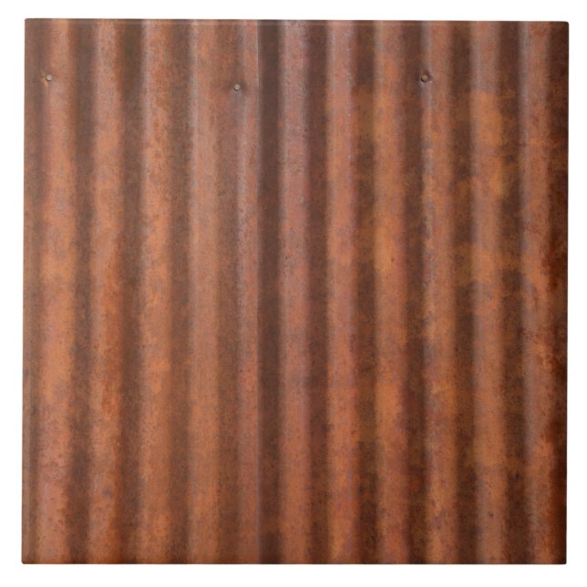 CARREAU MÉTAL ROUILLÉ (Devant)