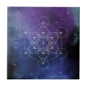 Carreau Metatron, chakra, zen, géométrique sacrée, géométr