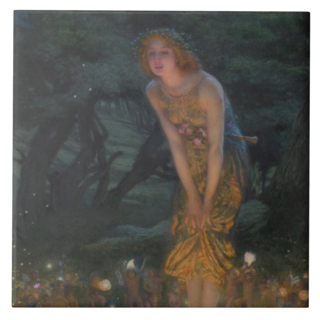 Carreau Mi-été (par Edward Robert Hughes) (Devant)
