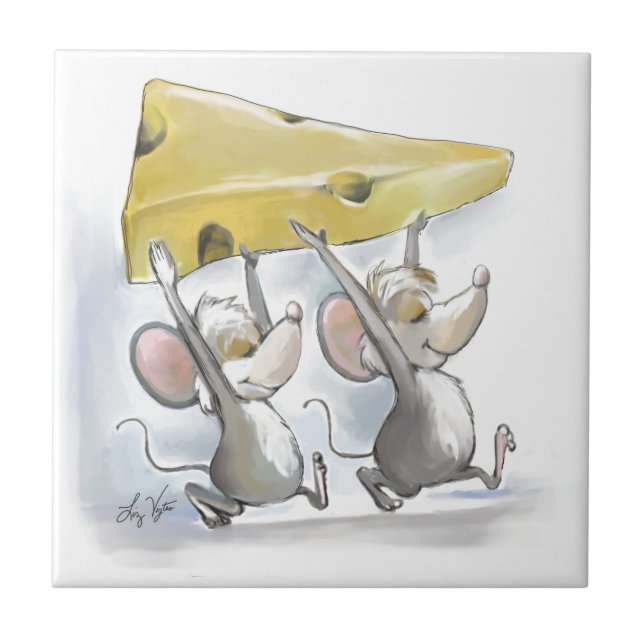 Carreau Mic & Mac Apportant Dans Le Carrelage Fromage (Devant)