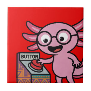 Carreau Mignon Je me pose des questions de axolotl aztéque