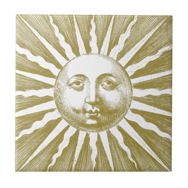 Carreau Mignonne Antique Vintage Gold Face (Devant)