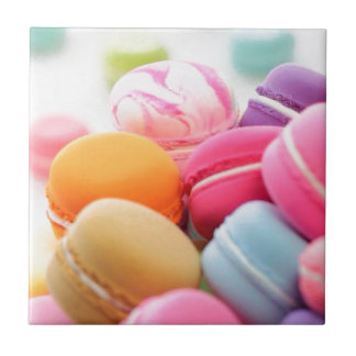 Carreau Mignonne dessert coloré Français Macaron