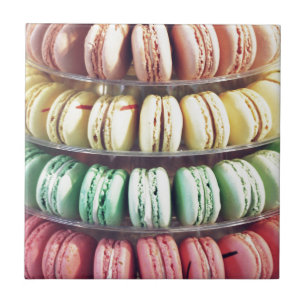 Carreau Mignonne dessert coloré Français Macaron