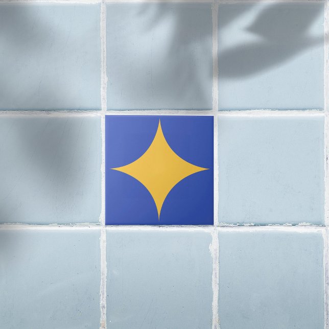 Carreau Minimalis Retro Starburst Carrelage en céramique d (Créateur téléchargé)