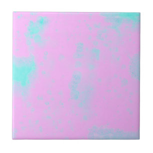 Carreau Minimalisme Art Abstrait Pastel Pink