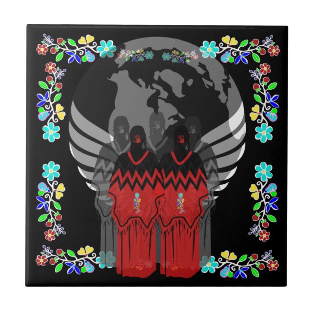 Carreau MMIW Plus de soeurs volées (Devant)