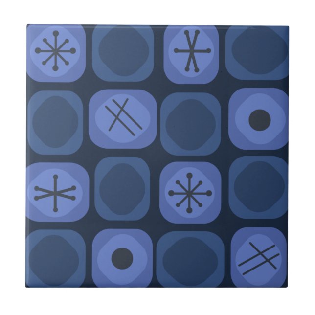 Carreau Mod Art Soft Cubes 1950 Marine Blue (Devant)