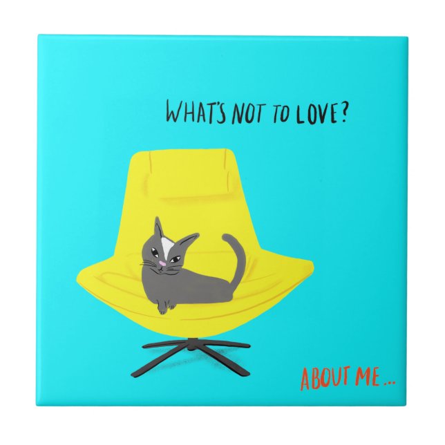 Carreau Mod Cats - What's Not to Love ? (Devant)