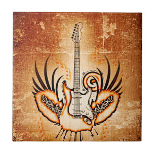 Carreau Mode de guitare de roche nouvelle
