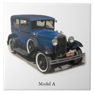 Carreau Modèle bleu Une tuile