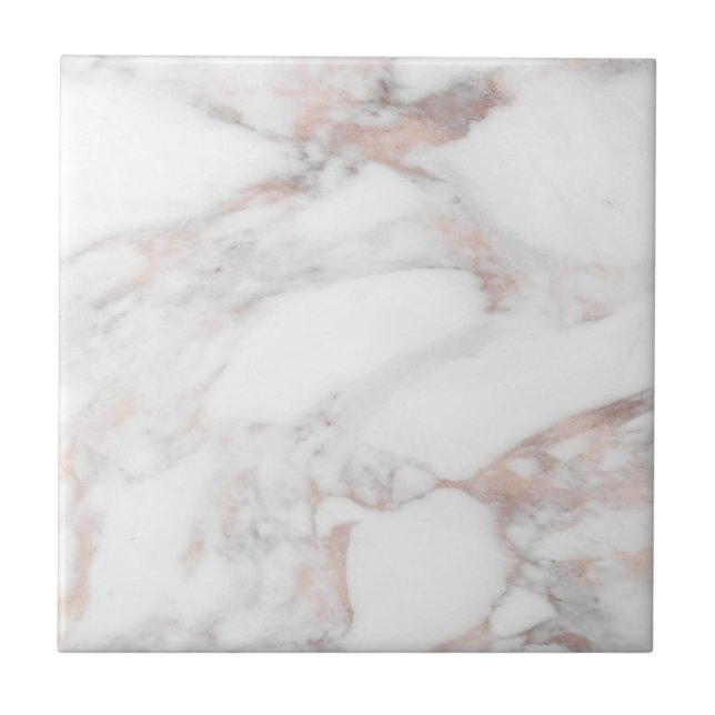 Carreau Modèle client Rose élégant tendance Gold Marble  (Devant)