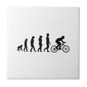 Carreau Modèle d'évolution humaine du cyclisme moderne