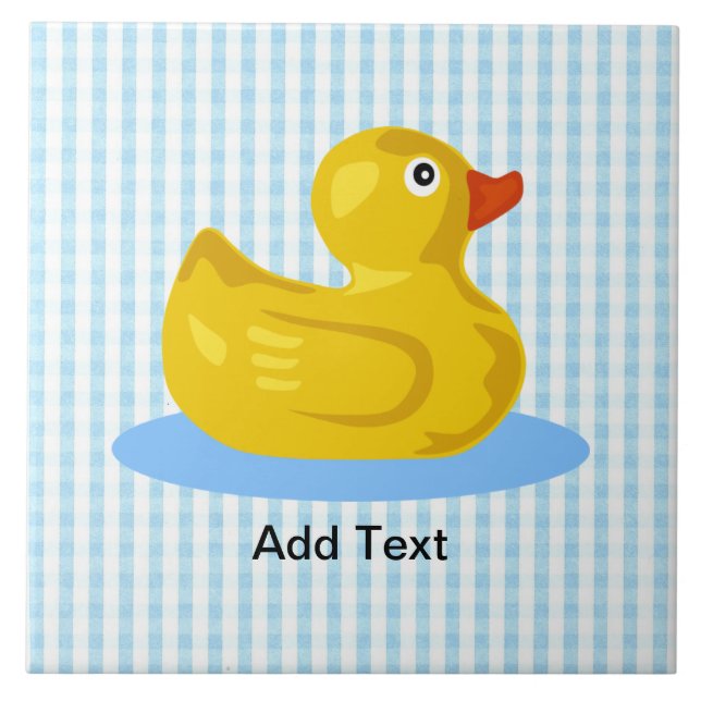 Carreau Modèle en caoutchouc Ducky (Devant)