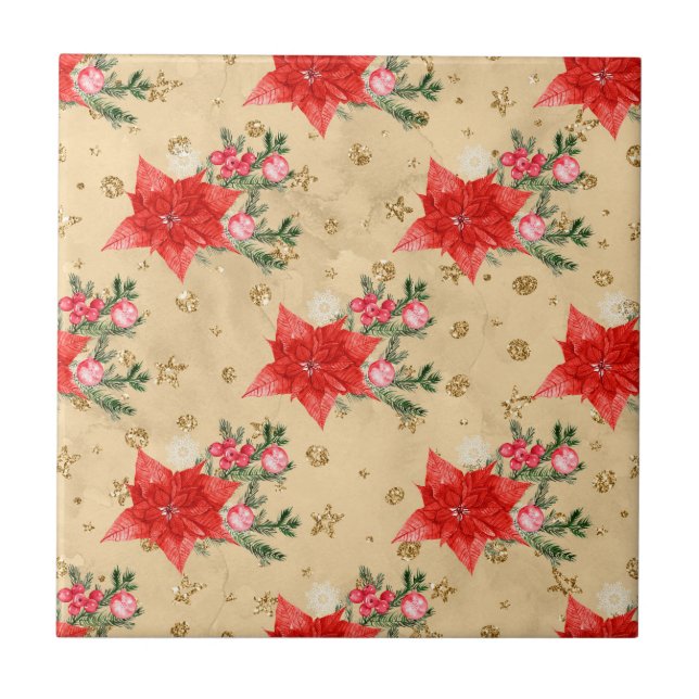 Carreau Modèle floral (Devant)