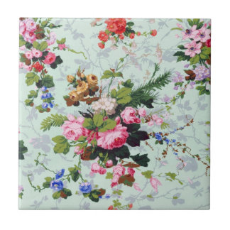 Carreau Modèle floral Vintage