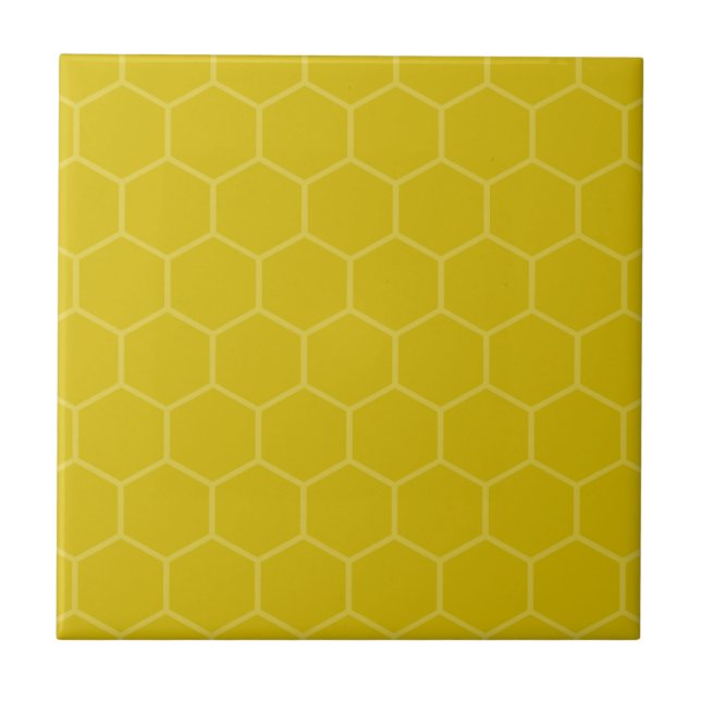 Carreau Modèle géométrique hexagone or (Devant)