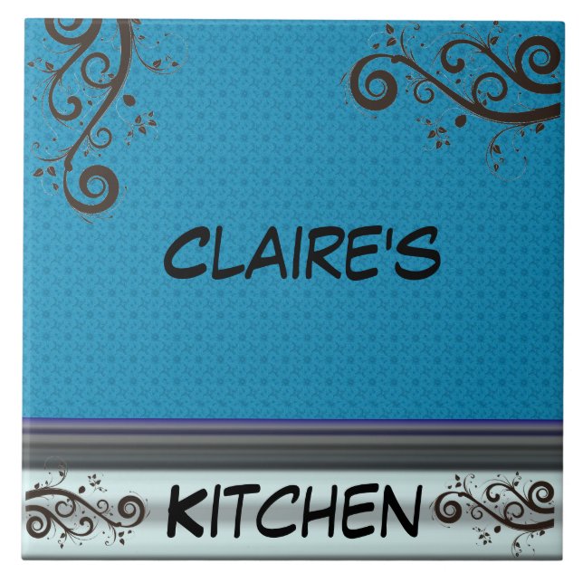 Carreau Modèle personnalisé de trépied de cuisine de (Devant)