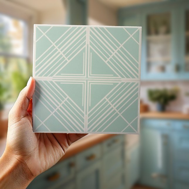 Carreau Modern Geometric Pat#7 Sea Green ID1078 (Créateur téléchargé)