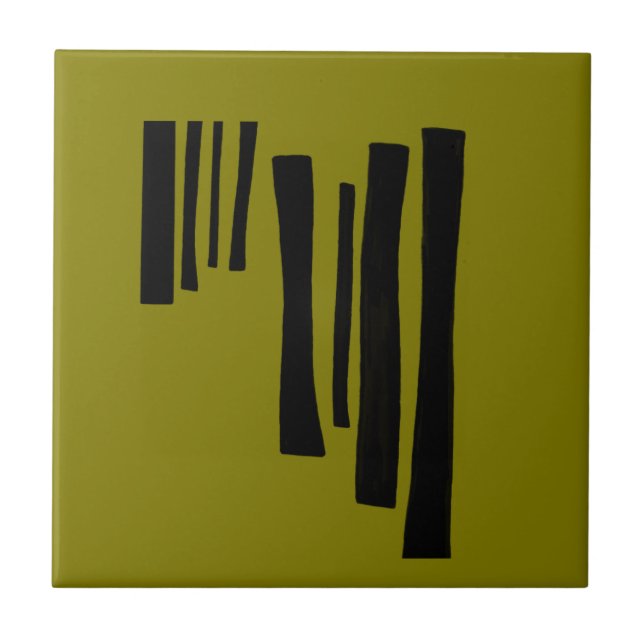 Carreau Modern Nordic Timber Abstract Ceramic Tile (Devant)