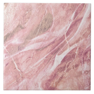 Carreau Moderne Élégant Simple Marbre Classique Dusty Rose