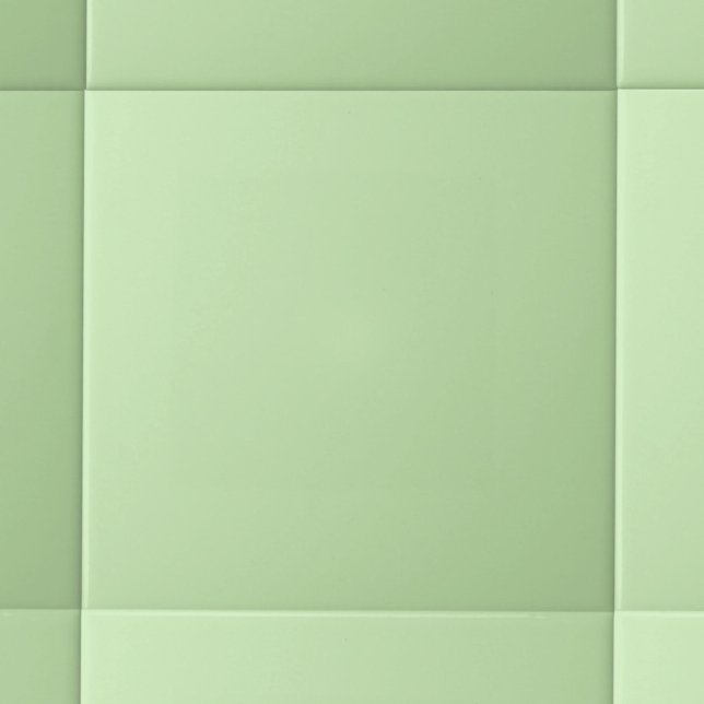 Carreau Moderne Pastel Couleur Solide Sage Lumière (Créateur téléchargé)