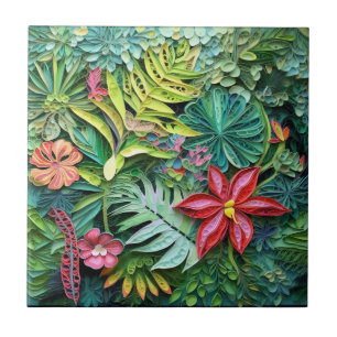 Carreau Moderne tropical