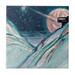 Carreau Mon futur chez soi dans l'espace