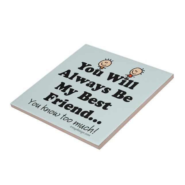 Carreau Mon meilleur ami (Côté)