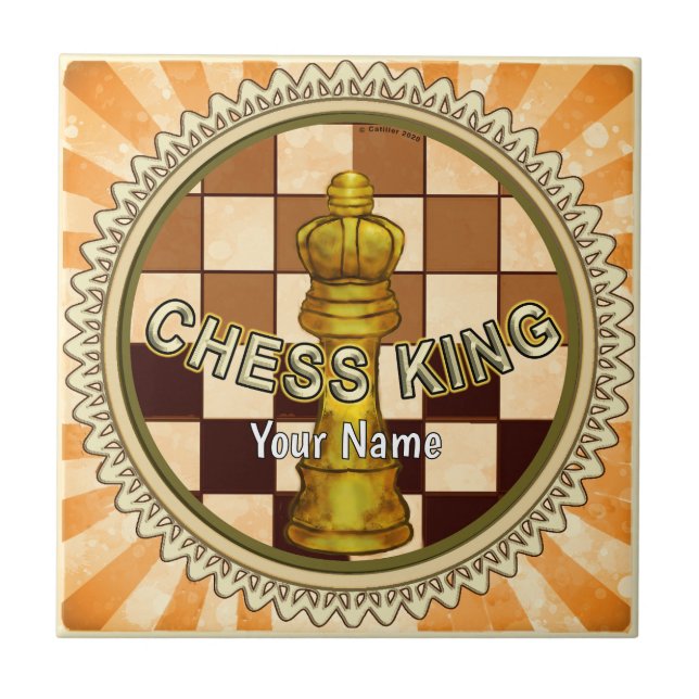 Carreau Mon roi d'échecs (Devant)