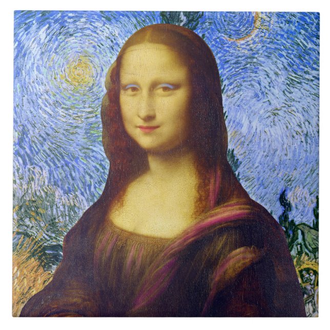 Carreau Mona Lisa et Van Gogh (Devant)