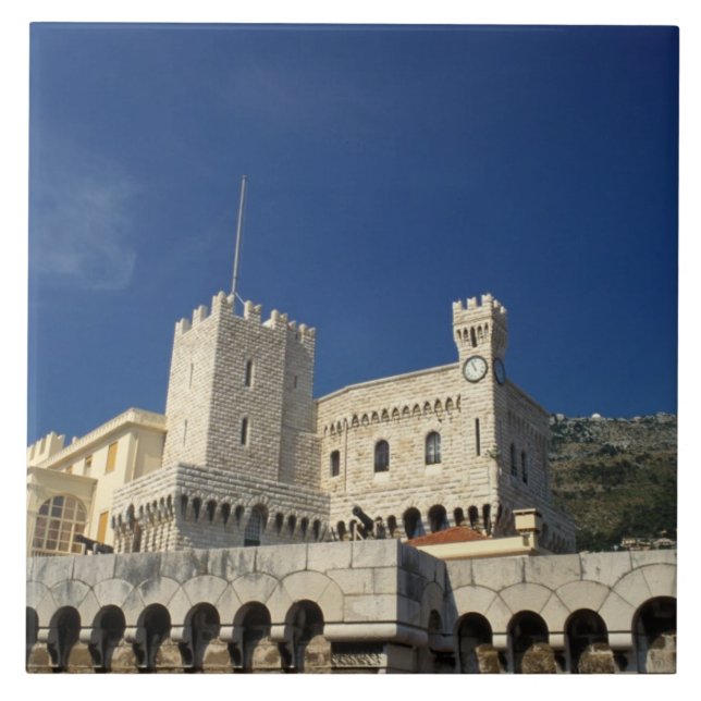 Carreau Monaco, Côte d'Azur, Palais du Prince. (Devant)