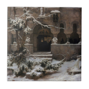 Carreau Monastère en Neige d'hiver (par Karl Laling)