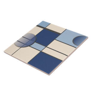 Carreau Mondrian et Pastell