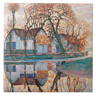 Carreau Mondrian - Ferme près de Duivendrecht,