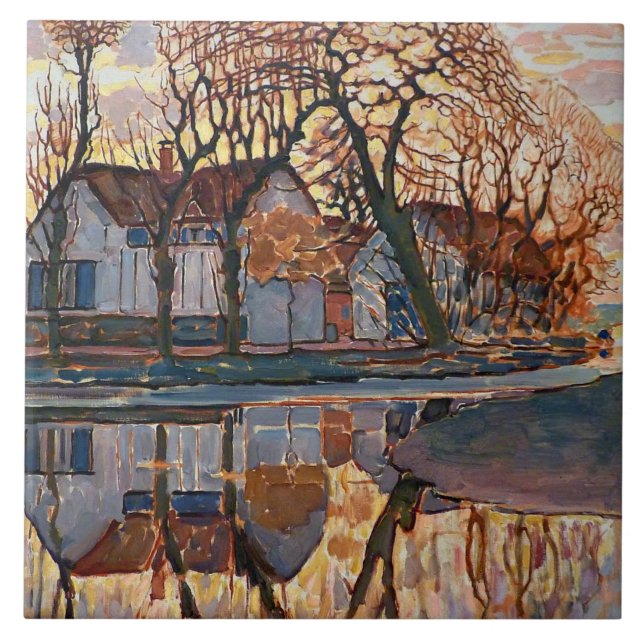 Carreau Mondrian - Ferme près de Duivendrecht (Devant)