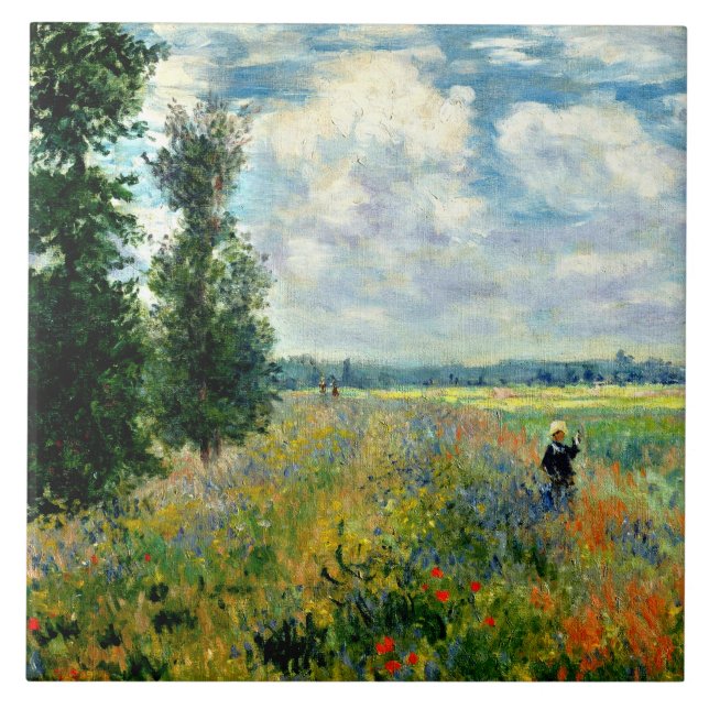 Carreau Monet - Champ de pavot, Argenteuil (Devant)