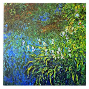 Carreau Monet - Iris à la mer Rose Pond