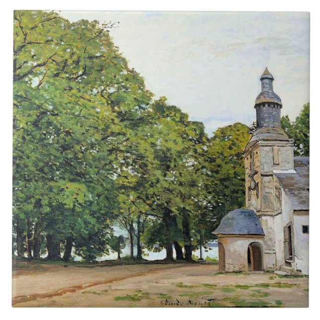 Carreau Monet - The Chapel Notre-Dame artwork, (Devant)