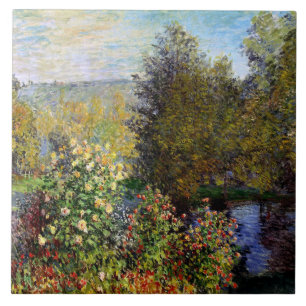 Carreau Monet - Un coin du jardin à Montgeron
