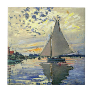 Carreau Monet - Voilier au Petit-Gennevilliers
