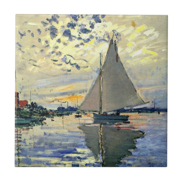 Carreau Monet - Voilier au Petit-Gennevilliers (Devant)