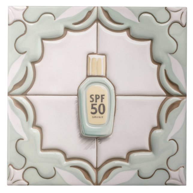 Carreau Monnaie Écran Soleil Bouteille Écran Soleil Amusan (Devant)