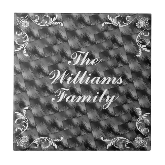 CARREAU MONOGRAMME (Devant)