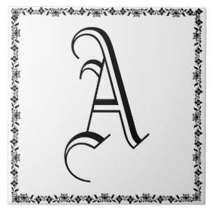 CARREAU MONOGRAMME