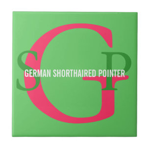 Carreau Monogramme allemand d'indicateur aux cheveux