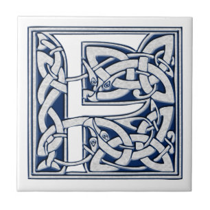 Carreau Monogramme Celtique F