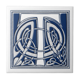 Carreau Monogramme Celtique T